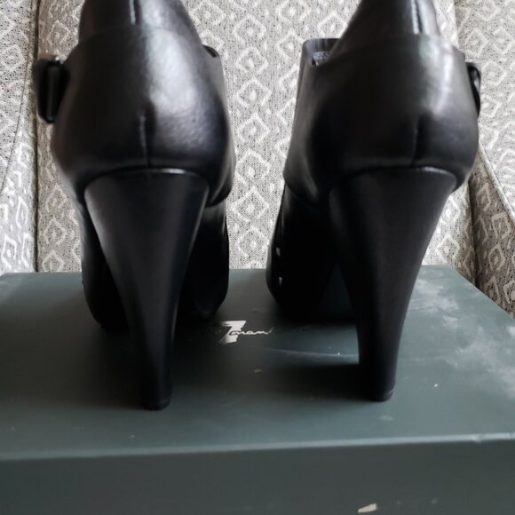 7 for All Mankind Women's Chandra Bootie 9 M/Black - Picture 8 of 11